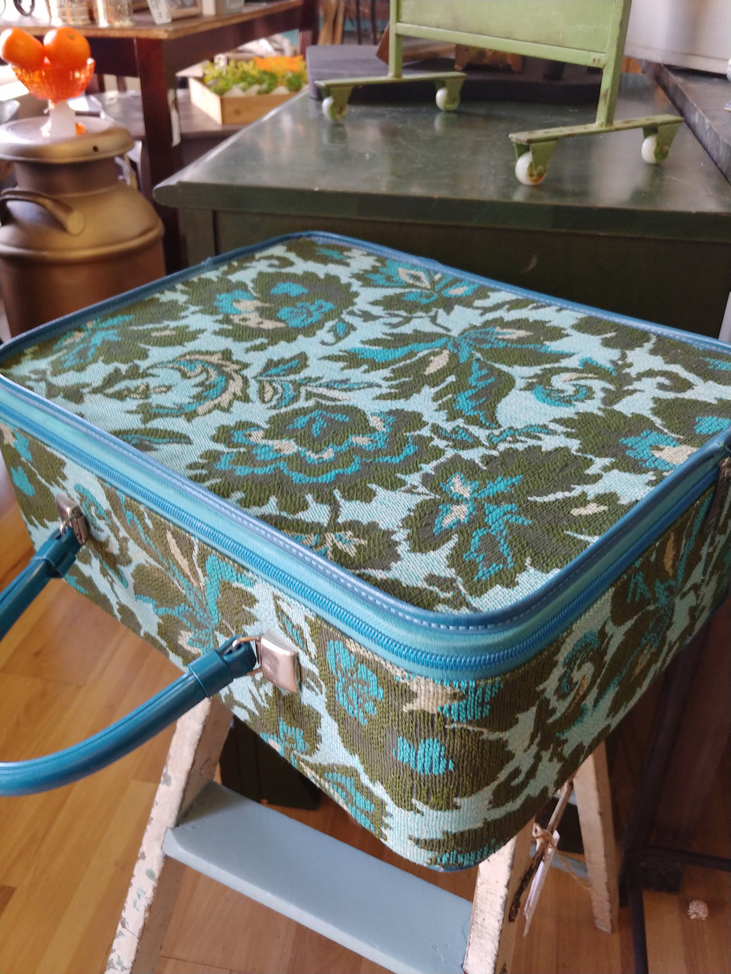 Fabric suitcase