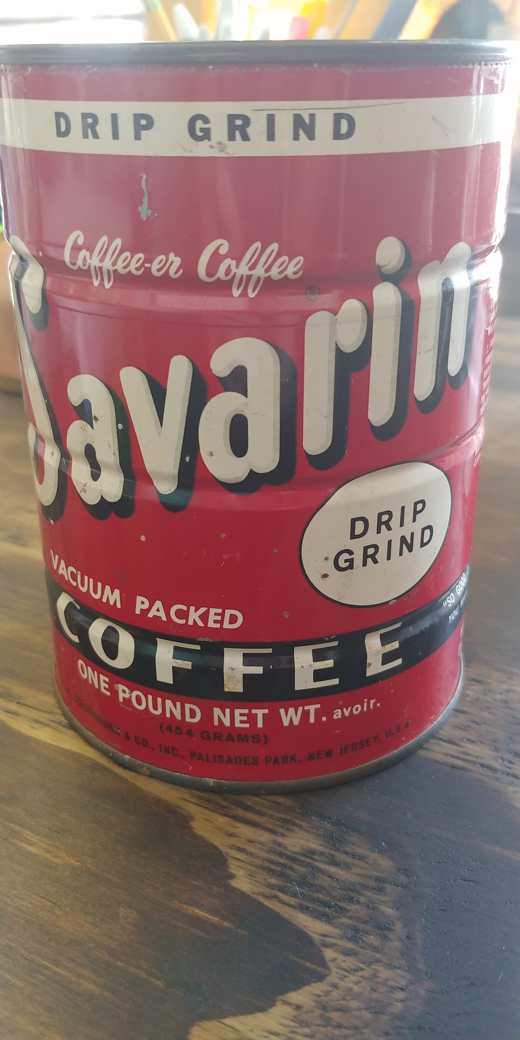 Savarin coffee tin