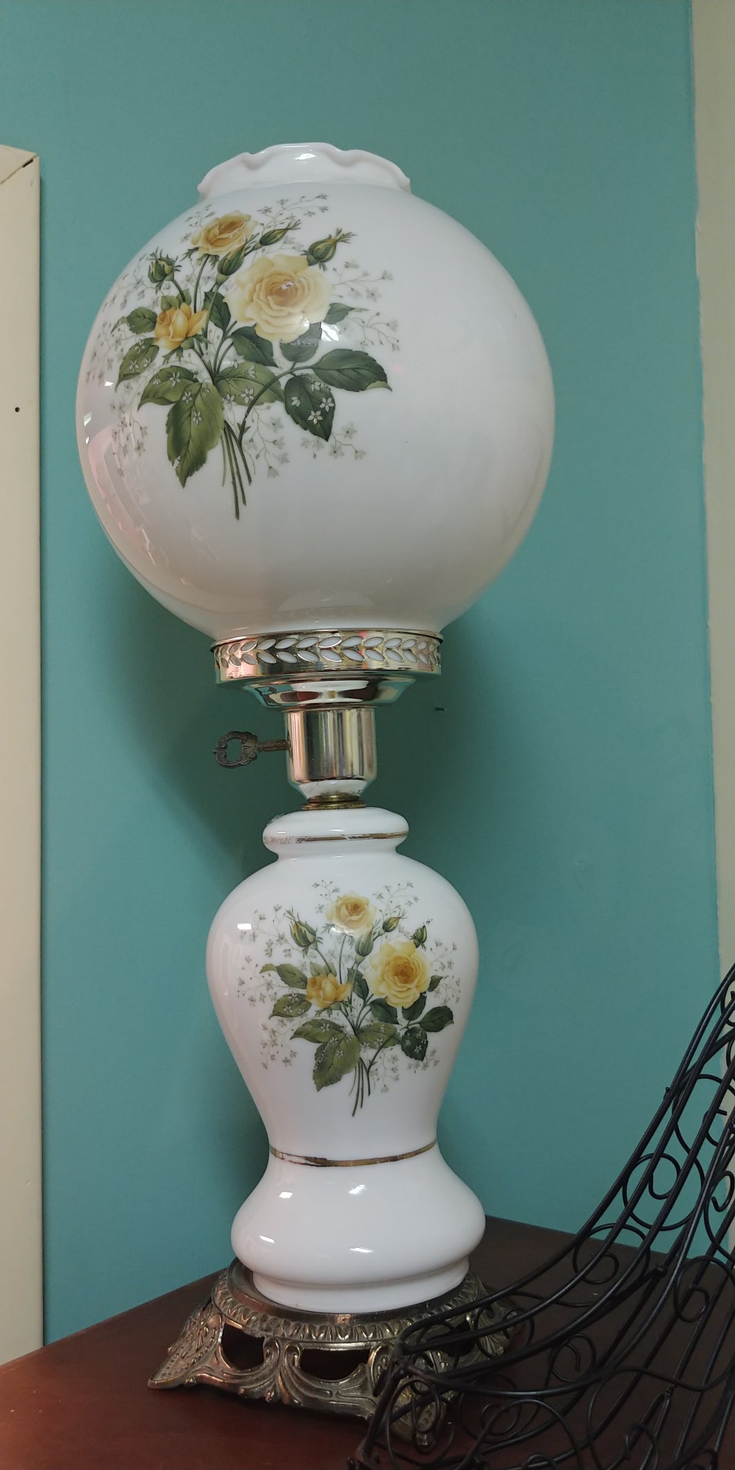 Vintage globe lamp
