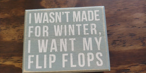 Flip flop sign