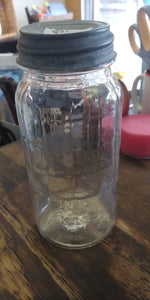 Mason jar large with lid