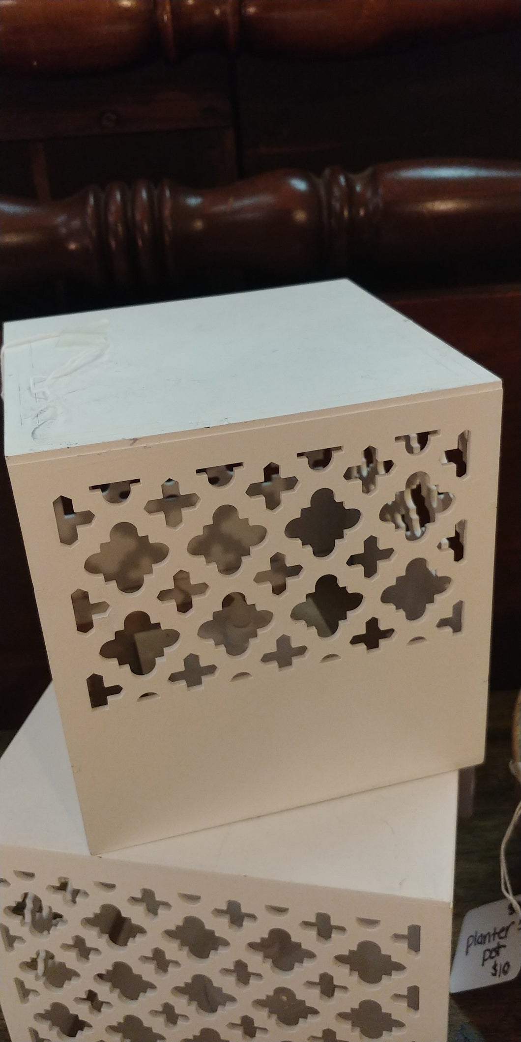 Small Lighted White Box