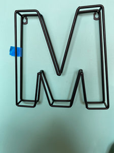 Metal "M" Letter