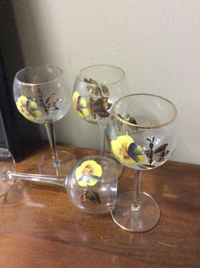 Butterfly goblets
