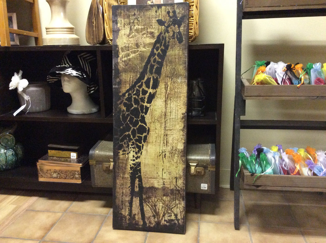 Giraffe canvas print