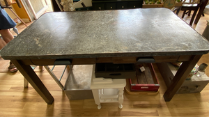 Galvanized table